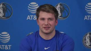 Luka Doncic on his playoff game winner in Orlando