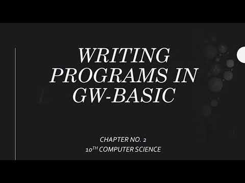 Gw Basic Program 07 21