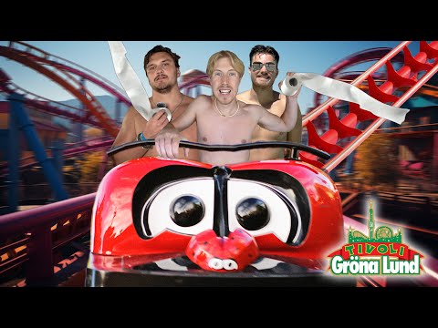 TAR LAXERINGSMEDEL OCH GÅR PÅ GRÖNA LUND