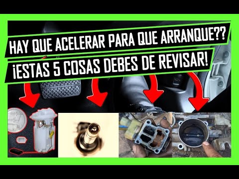 ⚠️ Tienes Que ACELERAR Para Que Tu CARRO ARRANQUE ?⚠️ESTAS SON LAS 5 CAUSAS🛑