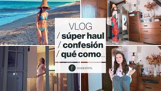 SUPER HAUL, os confieso un SECRETO, qué COMO, PLAYA... | Vlog Fashiopatía