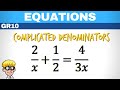 Solving Equations with Variable Denominators