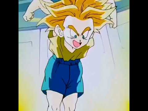 Trunks se transforme en super saiyan #dragonball #dragonballz #trunks #vegeta #shorts