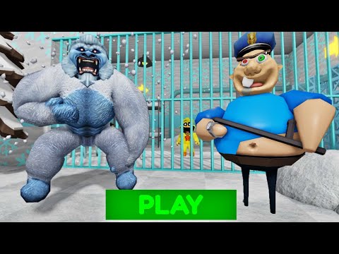 YETI'S VS BARRY'S PRISON RUN! SCARY OBBY #roblox #obby