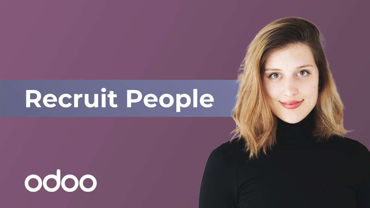 Recruit People | Odoo Recruitment | 3/3/2020

Learn everything you need to grow your business with Odoo, the best management software to run a company at ...
