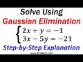 Gaussian Elimination and Matrix Operations