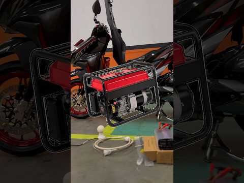 EKSPERIMEN MENYALAKAN LAMPU RUMAH PAKAI MOTOR