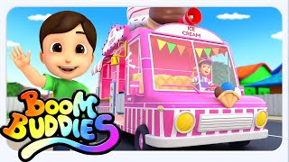 Boom Buddies - Les Roues du Camion de Glace | Chanson Pour Enfants en Français