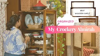 How I Created My Dream Crockery Cabinet for Daily Use 🍽️ | Kitchen Organization