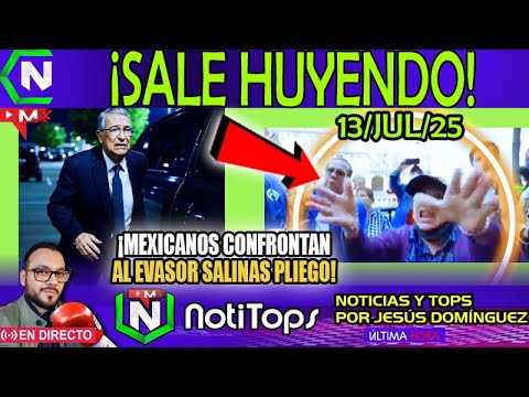 MEXICANOS lo CONFRONTAN ¡ Salinas Pliego SALE HUYENDO le dan MERECIDO !