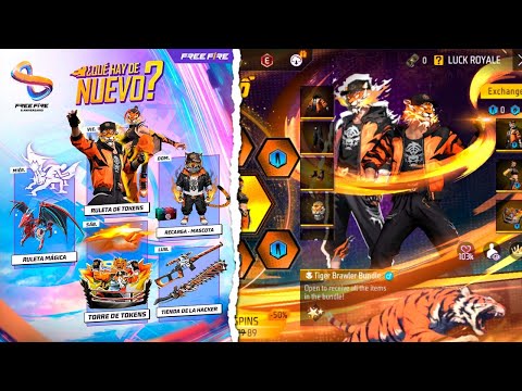NUEVA AGENDA SEMANAL DE FREE FIRE NUEVOS PUÑOS 8 ANIVERSARIO EN FREE FIRE