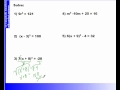 Solving Quadratic Equations Concepts