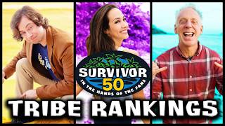 Survivor 50 Tribe by Tribe Rankings