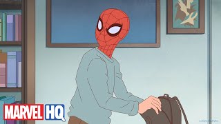 Spider-Man y Ms. Marvel vuelven al cole 🎒🚌📚 | Héroes de Vacaciones |