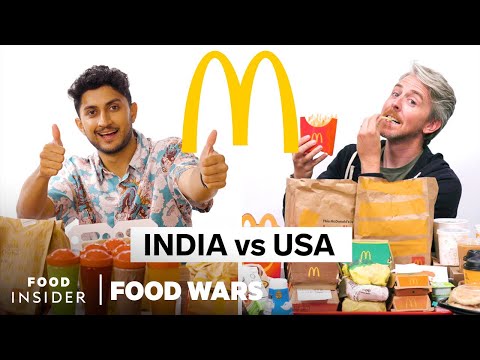 US vs India McDonald’s | Food Wars | Food Insider