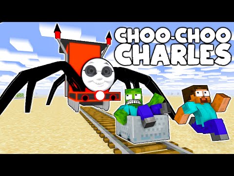 Monster School : Choo Choo Charles Ghost Train - Funny Minecraft Animation