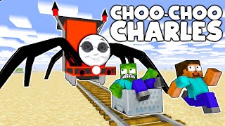 Monster Mobs: Choo Choo Charles Ghost Train - Funny Minecraft Animation