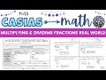 Solving Real World Problems with Fractions