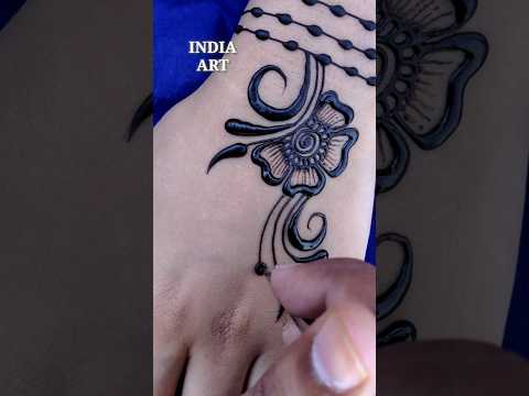 easy mehndi designs short video #youtubeshorts #short