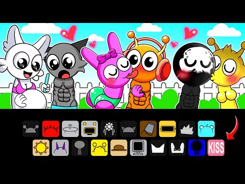 Incredibox Sprunki:  Sinner Edition New Mod But WITH LOVE SUS MOD! | Incredibox Sprunki Animation