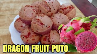 Dragon Fruit Flavor Puto 