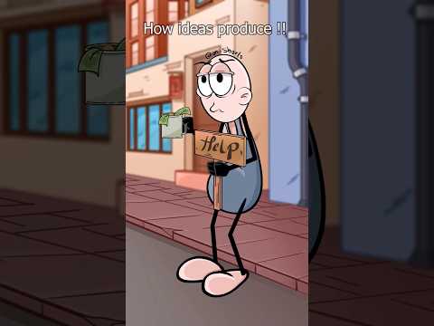How ideas comes in 🤣😂 (4k memes) #shorts #animation