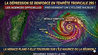 ALERTE CYCLONIQUE : LA DÉPRESSION SE RENFORCE EN TEMPÊTE TROPICALE 29S - BIENTÔT #CYCLONEINDUSA !