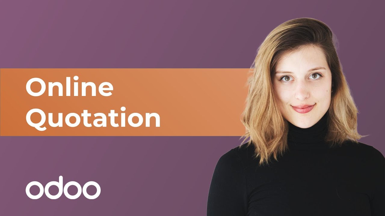 Online Quotation | Odoo Sales | 1/20/2020

Learn everything you need to grow your business with Odoo, the best management software to run a company at ...