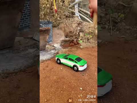 रंग बिरंगी गाड़ी 😂~mini toy -woodworking art skill/wood/hand crafts #shorts #kids