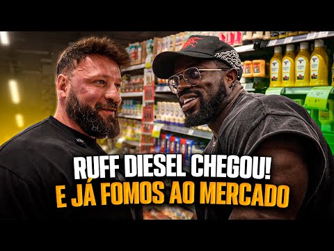 RUFF DIESEL NO BRASIL! FOMOS AO MERCADO, VEJA QUANTO ELE GASTOU.