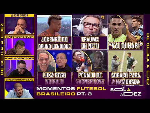 QUAL É O MOMENTO MAIS BIZARRO DO FUTEBOL BRASILEIRO (PT.3)? REAGIMOS E CRAVAMOS | DE SOLA A DEZ
