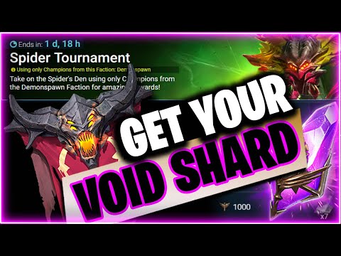 DOMINATE Demonspawn Tourney for VOID SHARD! | RAID Shadow Legends