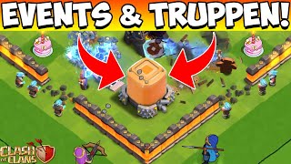 COOLE TRUPPEN & EVENTS! 😍 13 JAHRE CLASH OF CLANS! 😎💪