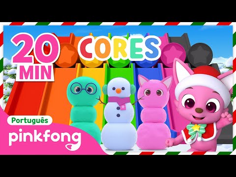 Aprenda as Cores no Natal🎄| Educativo | +Completo | Pinkfong, Bebê Tubarão! Canções para Crianças