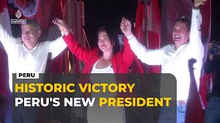 YouTube video thumbnail: Keiko Fujimori Sworn In As Peru's First Female President