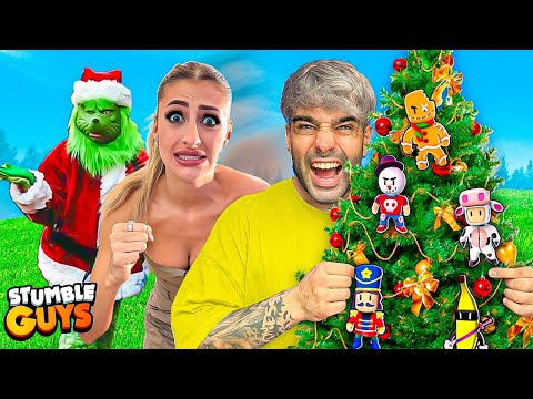 STUMBLE GUYS DECIDE NUESTRO ÁRBOL de NAVIDAD!!