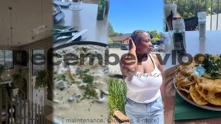 DECEMBER VLOG: Summer season; maintenance, shopping & more!!!| SOUTH AFRICAN YOUTUBER
