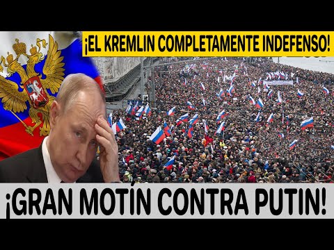 ¡Putin ha perdido la cabeza! El pueblo ruso se rebela contra Putin!Alerta roja en el Kremlin!