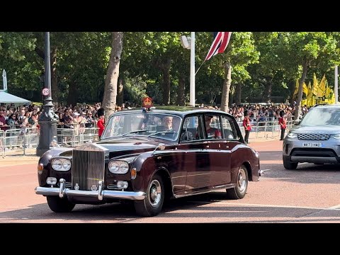 Adorable Moment Princess Catherine Arrives to Thousands of Cheering Crowds at Buckingham Palace