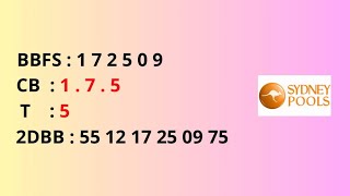 PREDIKSI SDY SIANG INI 12 JULI 2025 | BOCORAN BBFS SYDNEY HARI INI | RUMUS KEPALA EKOR SDY KUAT