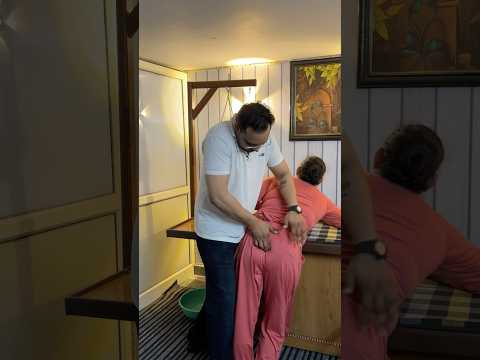 Treatment of coccyx type 2 #chiropractor #physiotherapist(8307468181)