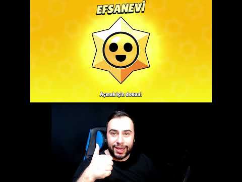 EFSANEVİ STAR HEDİYESİ GELDİ 🤩 - BRAWL STARS #brawlstars #shorts