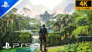 (PS5 PRO) UNCHARTED 4 LOOKS ABSOLUTELY AMAZING ON PRO | Immersive Graphics Gameplay [4K 60FPS HDR]