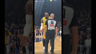 LeBron FUMING at the ref for giving OKC every call but not the Lakers 😡