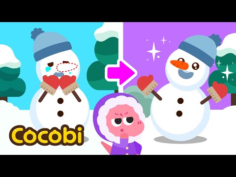 ¿Dónde está la Nariz del Muñeco de Nieve?⛄🥕 | Canciones de Navidad para Niños | Kids Songs | Cocobi