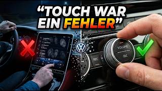 VW gibt auf: Warum der Touchscreen im Auto ausstirbt