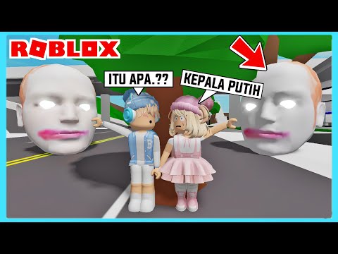 Aku Dan Adiku Terpaksa Harus Lari Dari Monster Kepala Putih Di Roblox Brookhaven ft @Shasyaalala