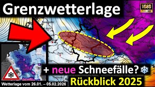 Neue Schneefälle durch Grenzwetterlage ab Mittwoch - regional verhältnismäßig hohe Summen möglich?