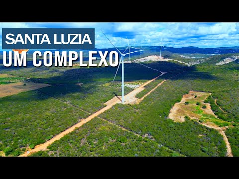 O PARQUE EÓLICO QUE CHAMA ATENÇÃO NO SERTÃO DA PARAÍBA - SANTA LUZIA