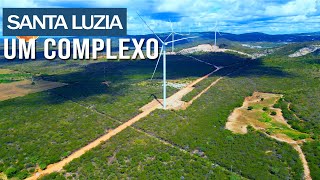 O PARQUE EÓLICO QUE CHAMA ATENÇÃO NO SERTÃO DA PARAÍBA - SANTA LUZIA